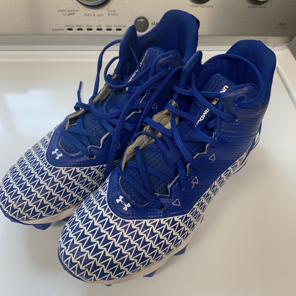 Under Armour Men’s Size 8 Football Cleats Royal Blue